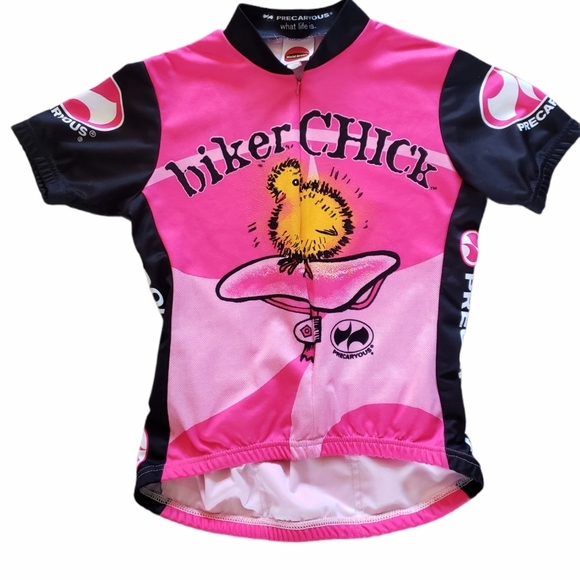 LADIES WORLD JERSEY BIKER CHIC JERSEY SZ SMALL - Picture 1 of 10